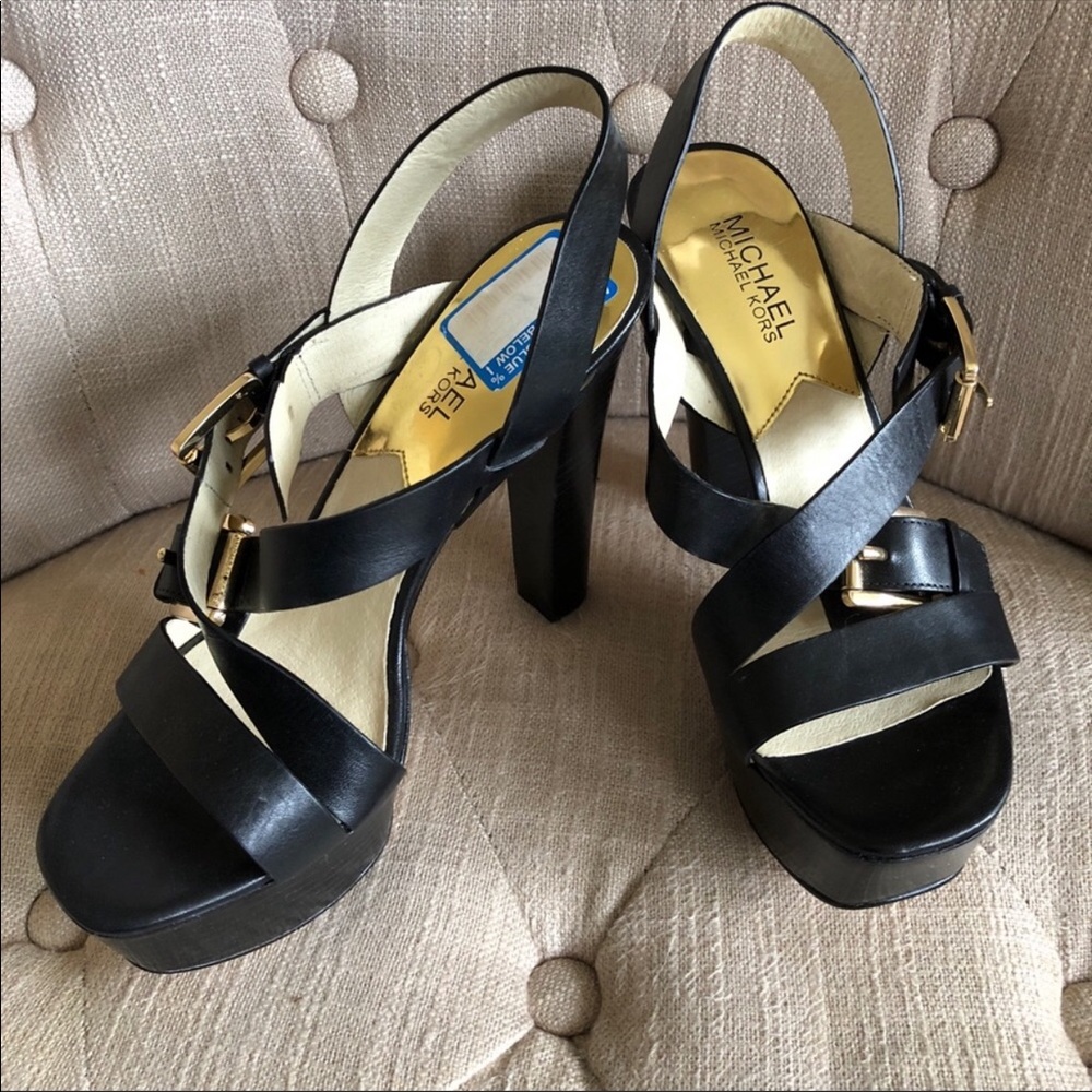 The cutest Michael Kors platform heels